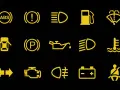 Elenco spie gialle Fiat 500: ABS, freno a mano, motore, batteria, portiere aperte, pressione olio, luci, temperatura, carburante, cinture.