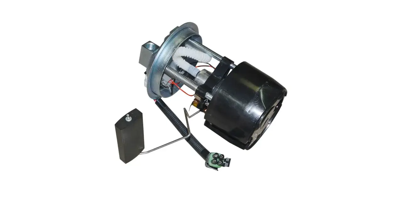 Gruppo pompa carburante con galleggiante, essenziale per sapere dove si trova la pompa del gasolio nel serbatoio.
