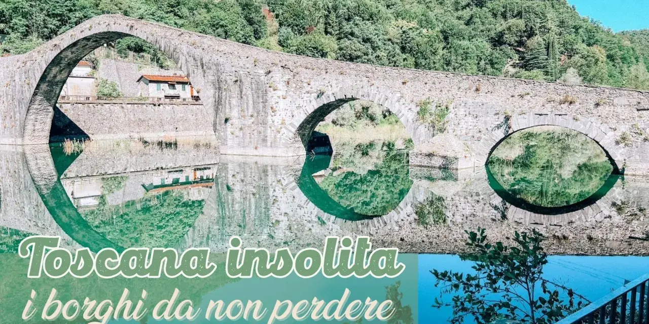 Ponte del Diavolo, un gioiello della **Toscana nascosta**, con le sue arcate che si specchiano nell'acqua verde.