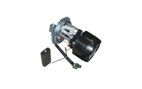 Gruppo pompa carburante con galleggiante, essenziale per sapere dove si trova la pompa del gasolio nel serbatoio.