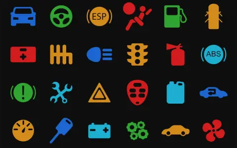 Icone cruscotto auto: elenco spie Renault Clio, tra cui ESP, ABS, airbag, batteria, luci, serbatoio, cambio, ecc.
