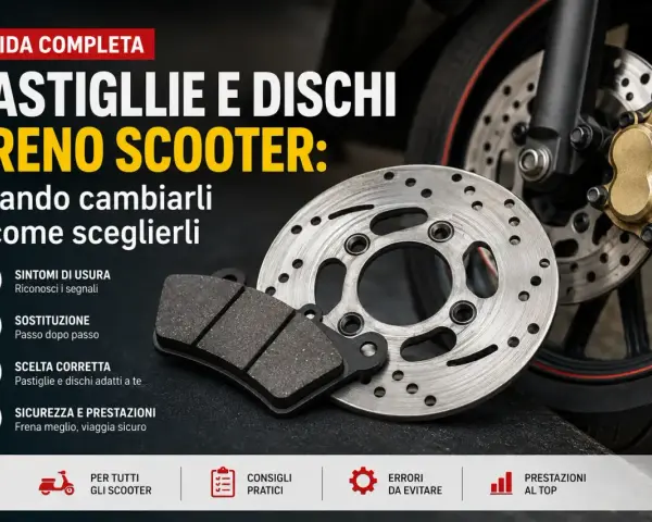 Guida completa su pastiglie e dischi freno scooter: quando cambiare i dischi freni e come scegliere i ricambi giusti per una guida sicura.