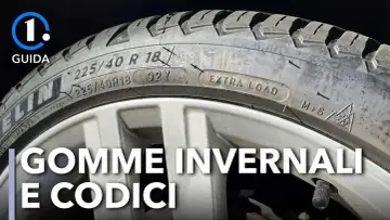 Guida su come riconoscere gomme invernali: il fianco del pneumatico mostra codici come "M+S" e il simbolo del fiocco di neve, essenziali per la sicurezza invernale.